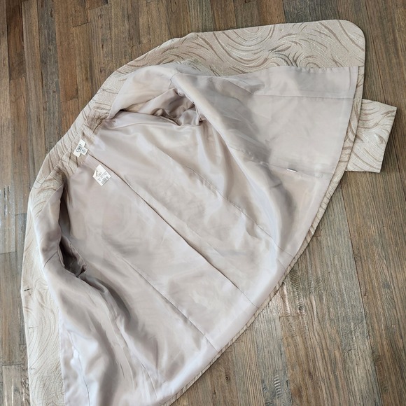 Vintage‎ Cato Womans Tan Gold 16W Button Blazer Sports Coat New With Tags - Picture 9 of 12